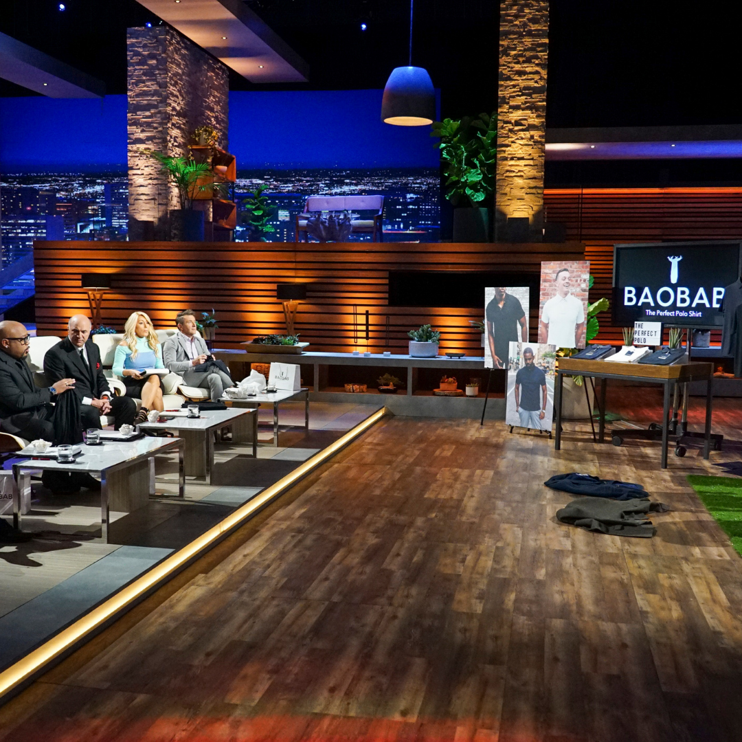 BAOBAB on the Shark Tank set